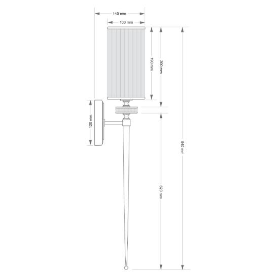 artdeco krytal zlato podlhovasty luxusny elegantny nastenny svietnik sklenena lampa lampa obyvacka schodisko chodba osvetlenie.jpg